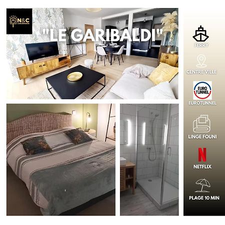 Garibaldi De Calais Fonctionnelle Nouvelle Renovation Jardin Prive 아파트 외부 사진